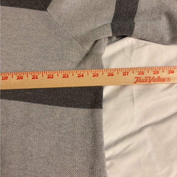 Lane Bryant Gray Stripe Open Front Cardigan Sweater 18/20 Plus Size Cozy Pockets - Picture 3 of 7